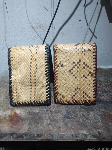 Carteras de piel exotica